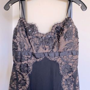 Tadashi Evening Dress, Black Lace. Size 2